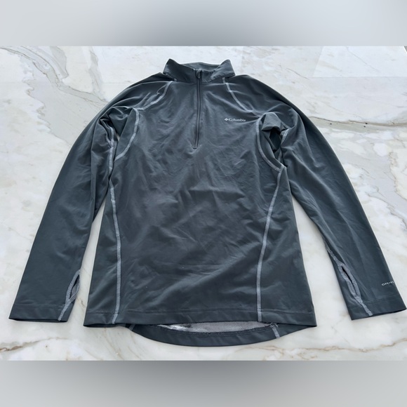 COLUMBIA OMNI-HEAT THERMAL REFLECTIVE GRAY LIGHT WEIGHT JACKET SIZE S/P - Picture 4 of 17